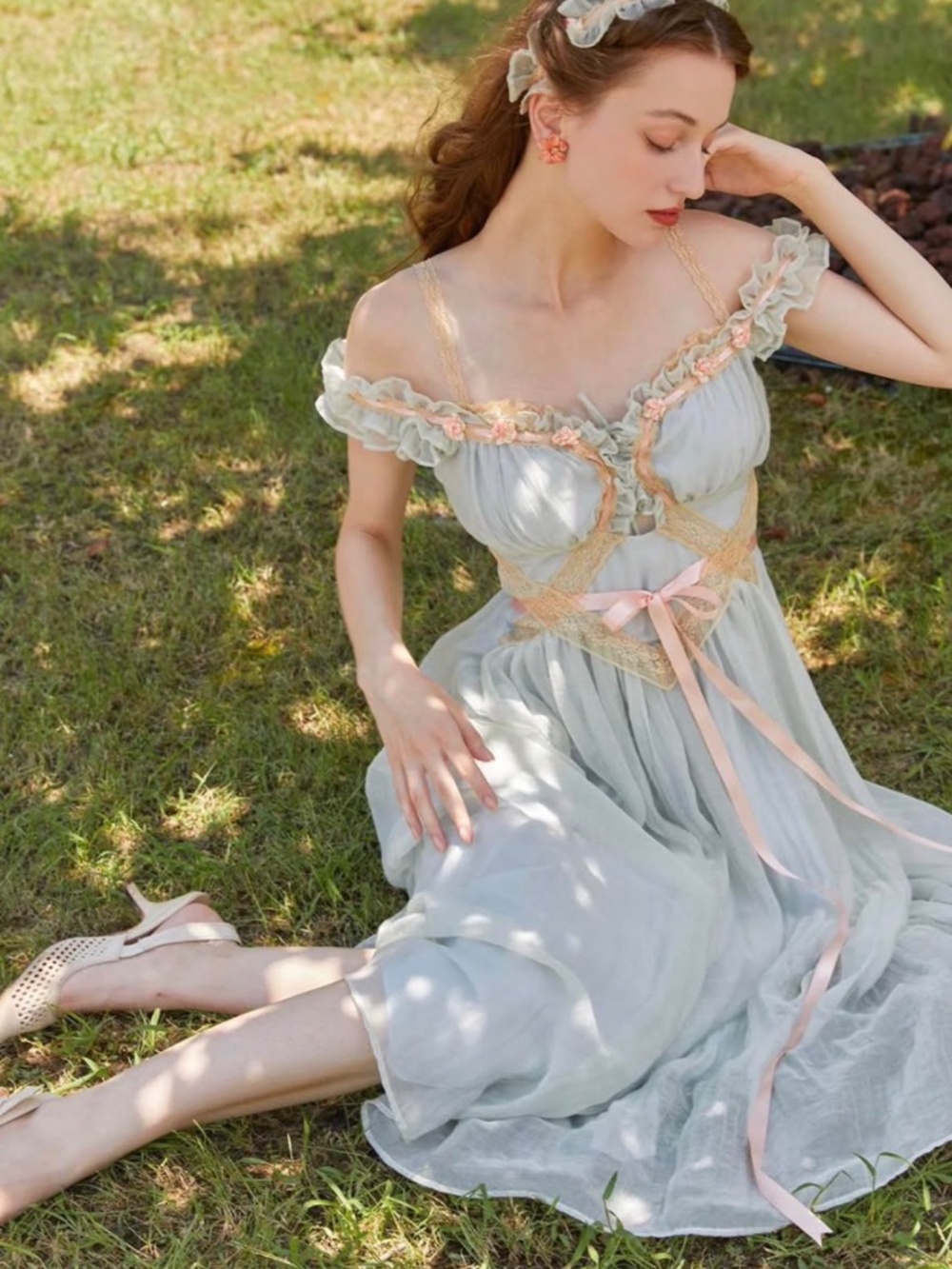 LaceMade dress light weight Garden of Oz - Picture 2 of 6
